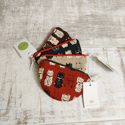 Lucky cats coin purse by olganna