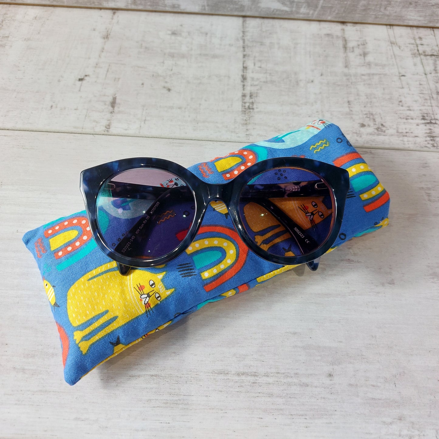Rainbows and Cats Printed Soft Glasses Case