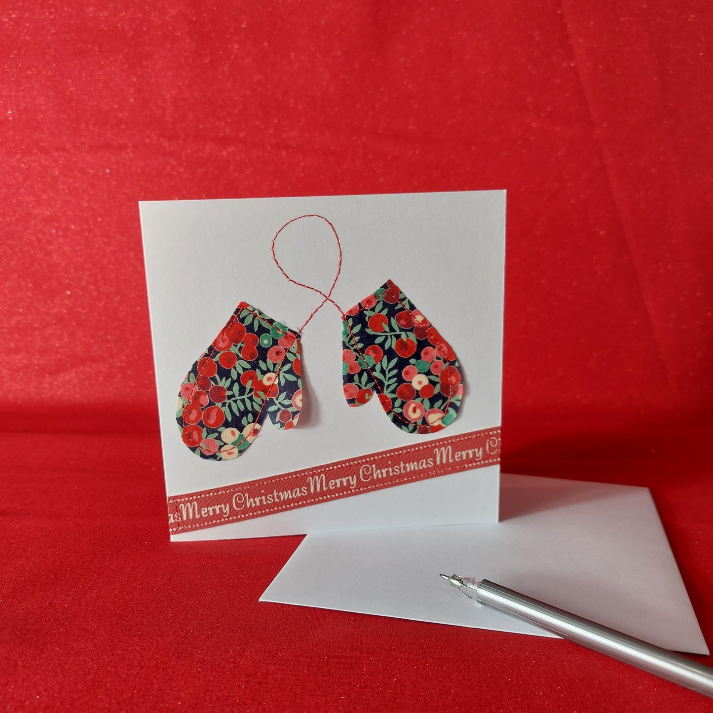 Mittens Christmas Card