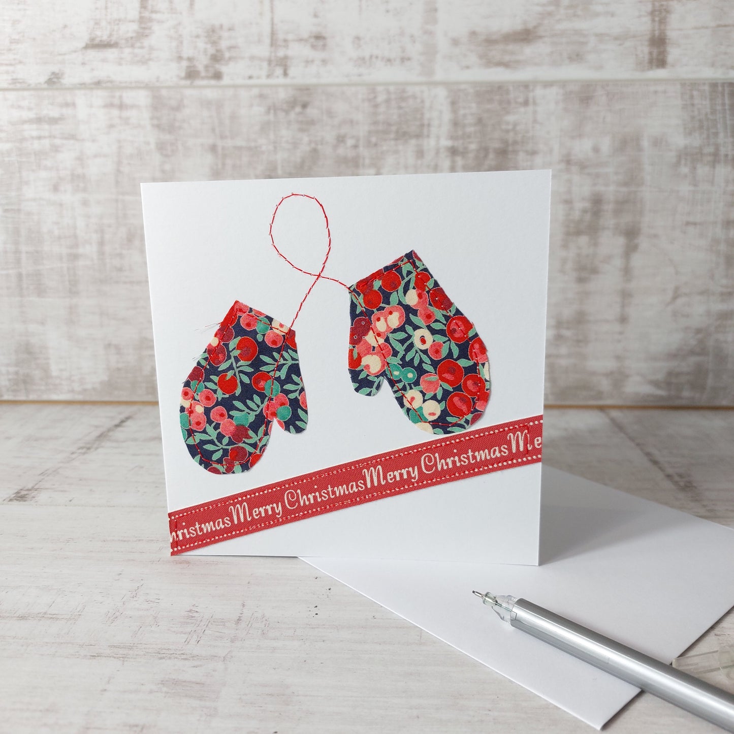 Mittens Christmas Card