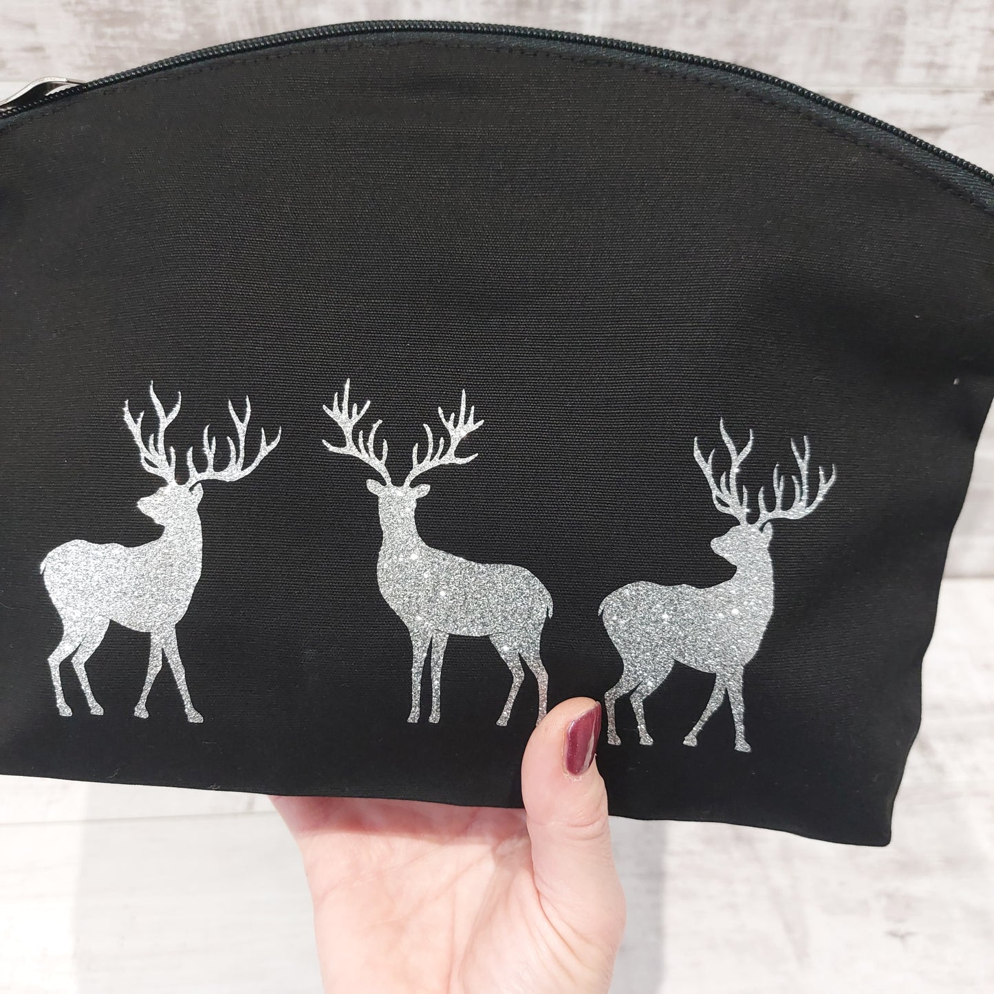 Christmas Stag Make Up Bag