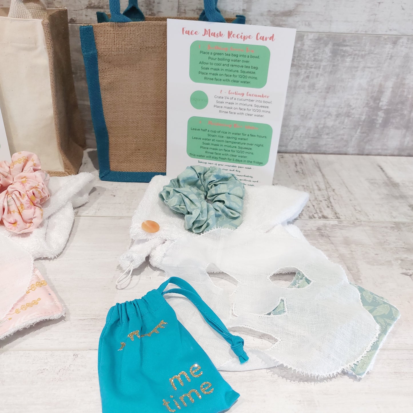 Reuseable Pamper Hamper - Peaceful Soul - Sage Green