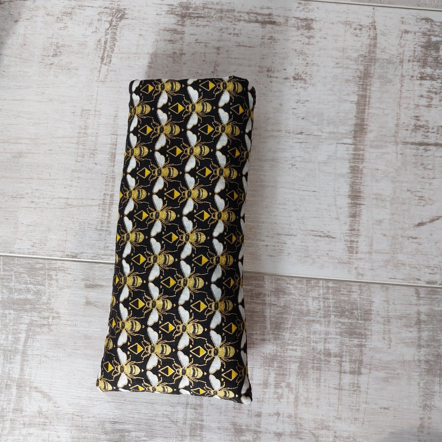 Padded Glasses Case in Art Deco Print | Stylish Snap-Fastening Eyewear Protector