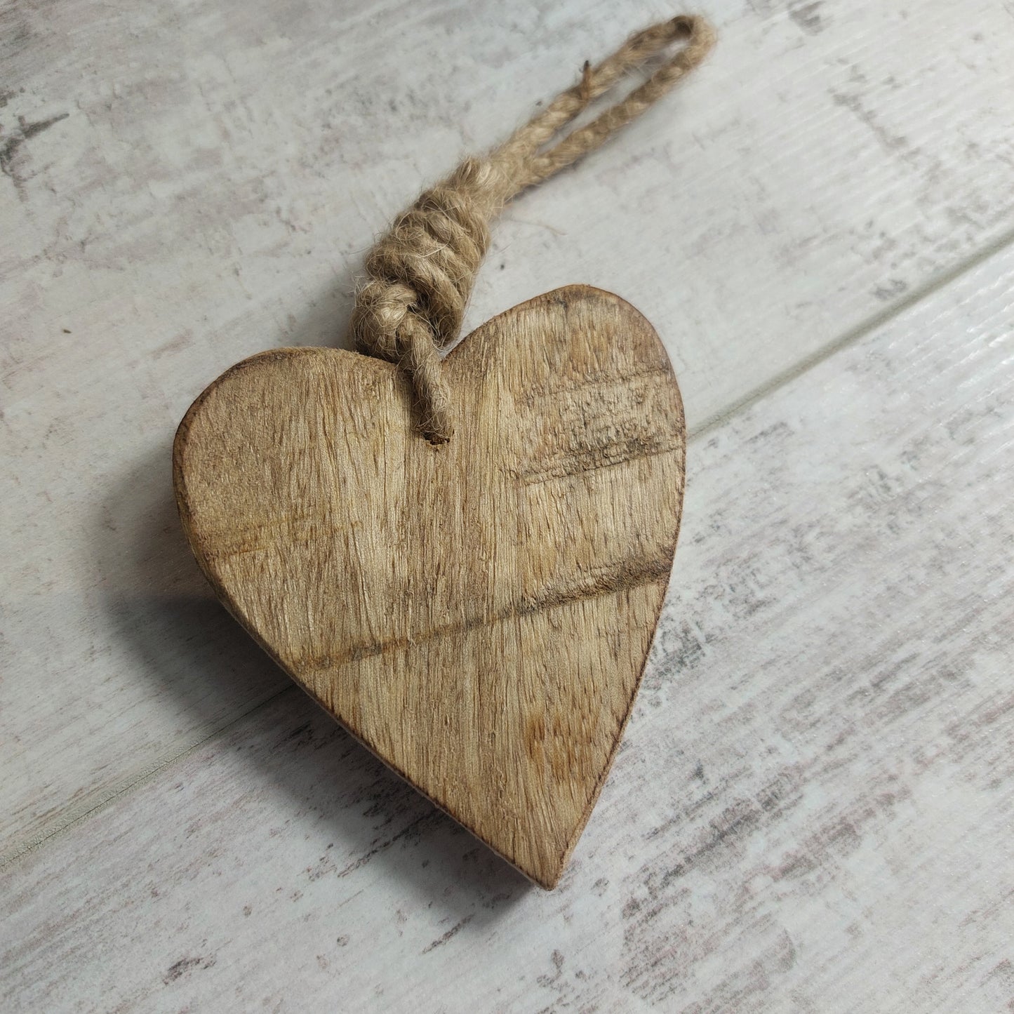 Wooden Heart Hanging Decoration
