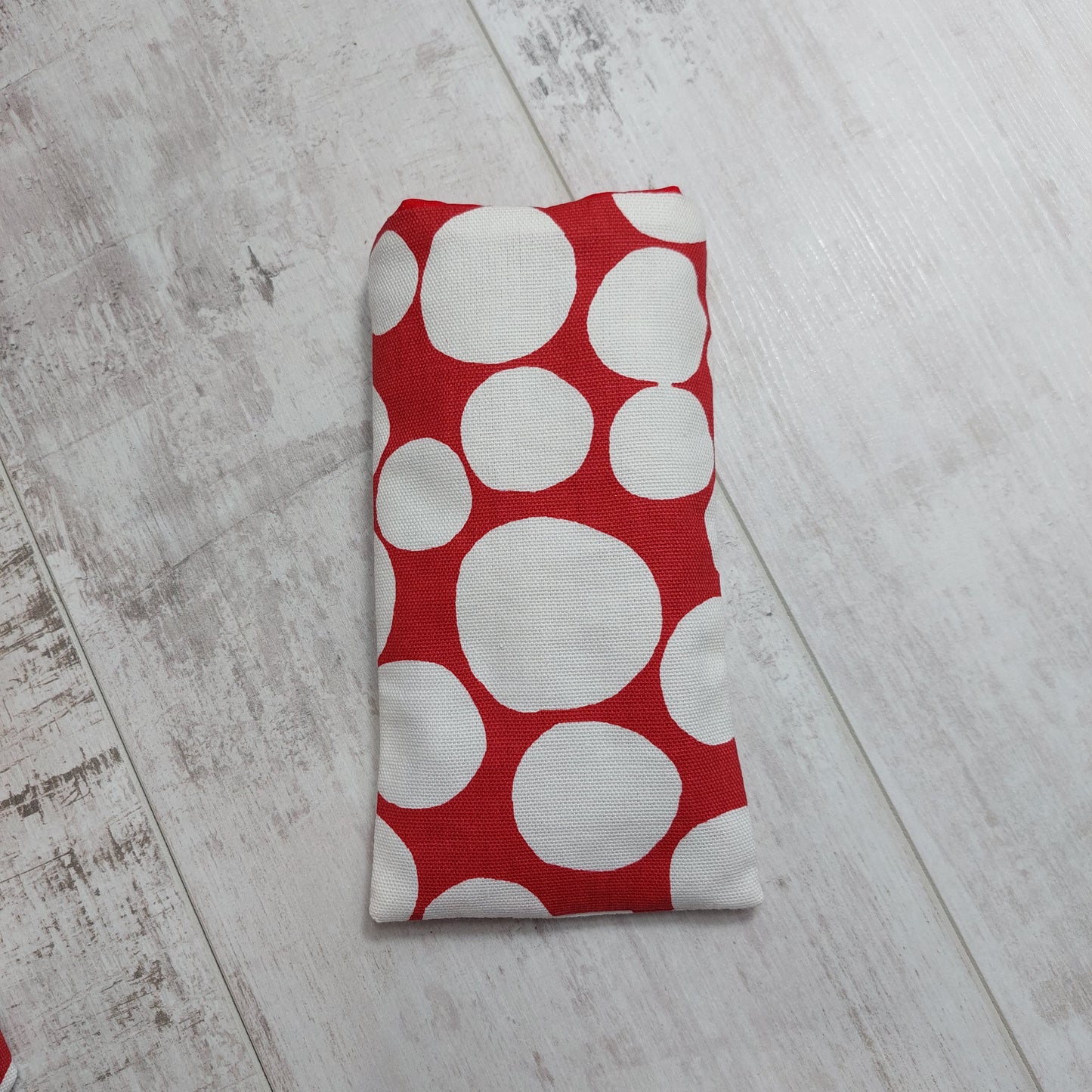 Glasses Case Red Spot Abstract