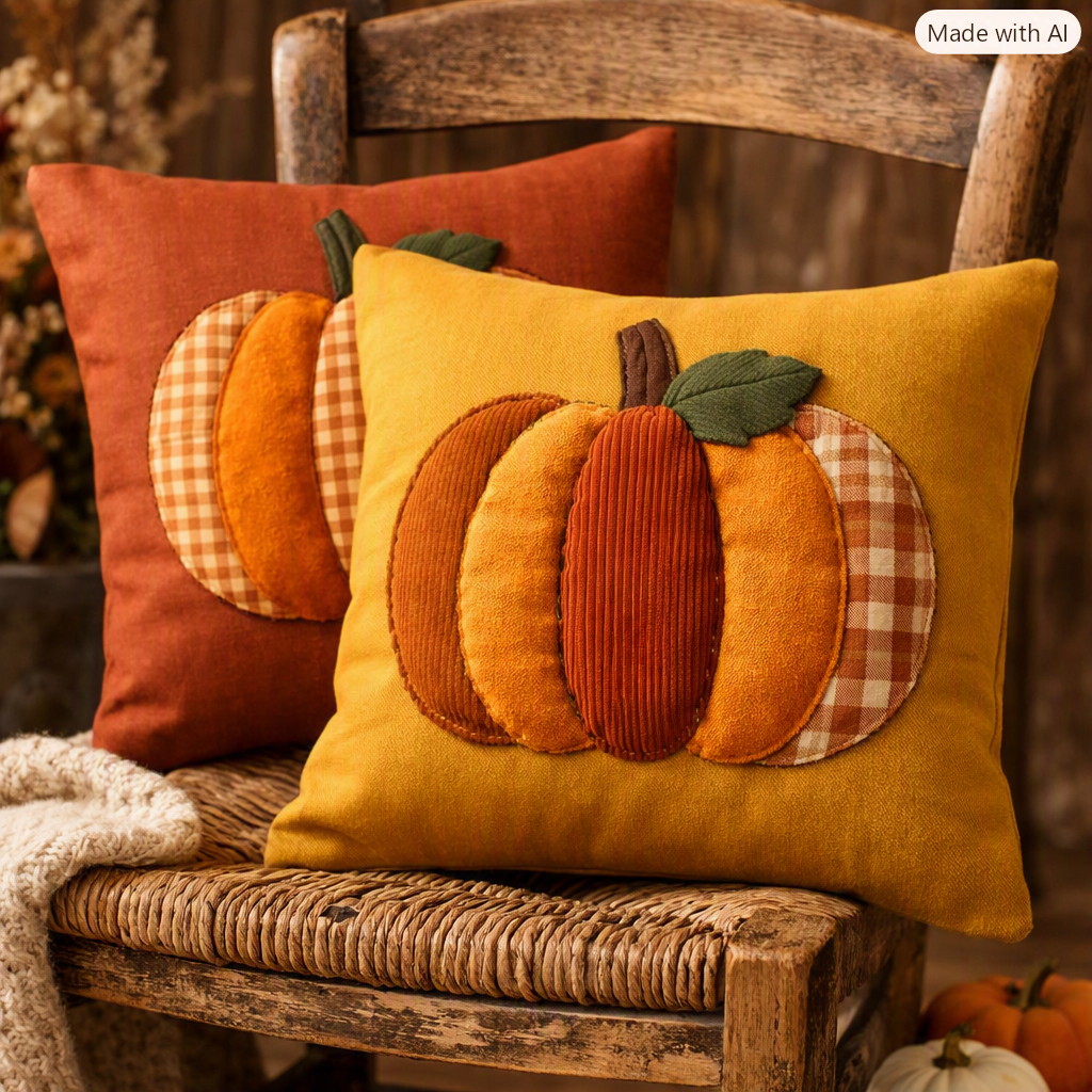 Pumpkin Cushion 31st Oct (Sat PM)