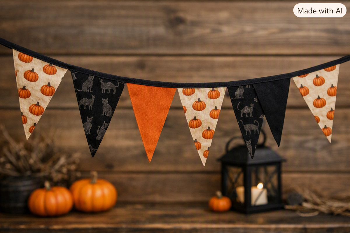 Halloween Bunting 29th Oct (Thurs PM)