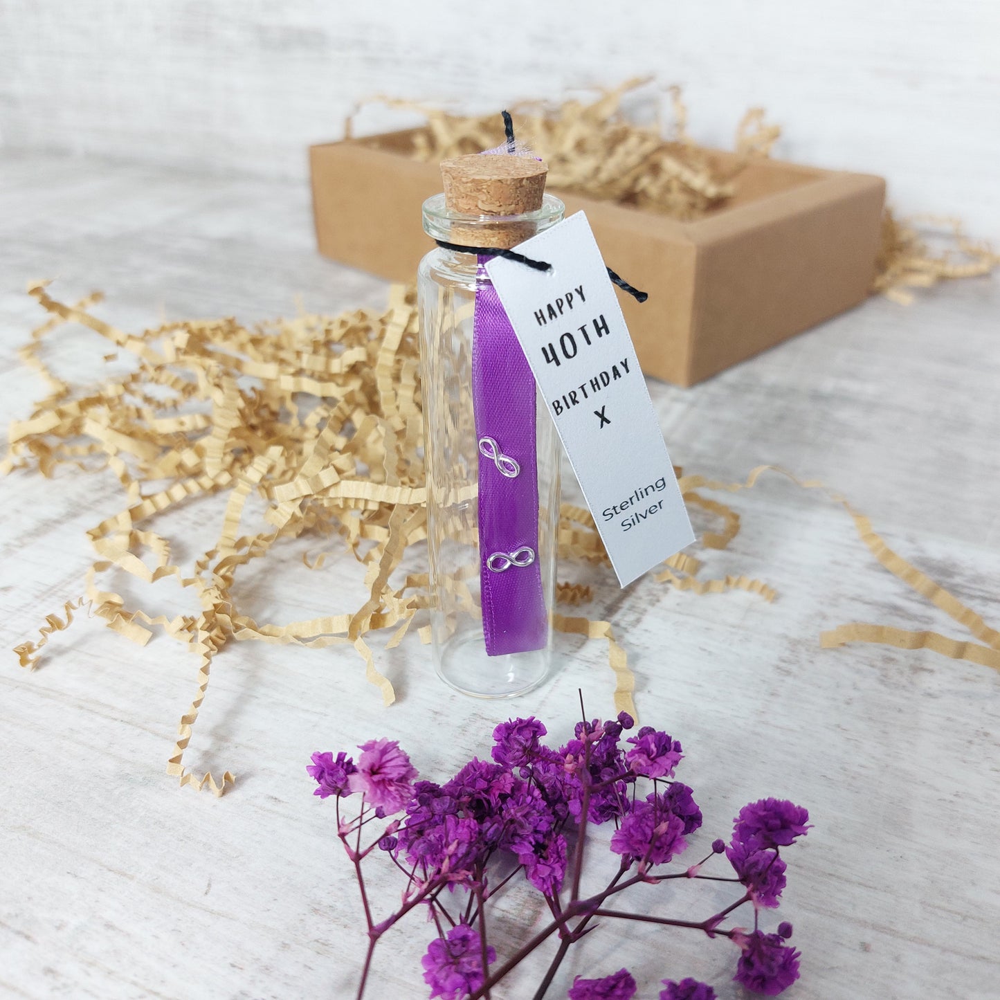 Infinity Sterling Silver Earrings in Gift Box