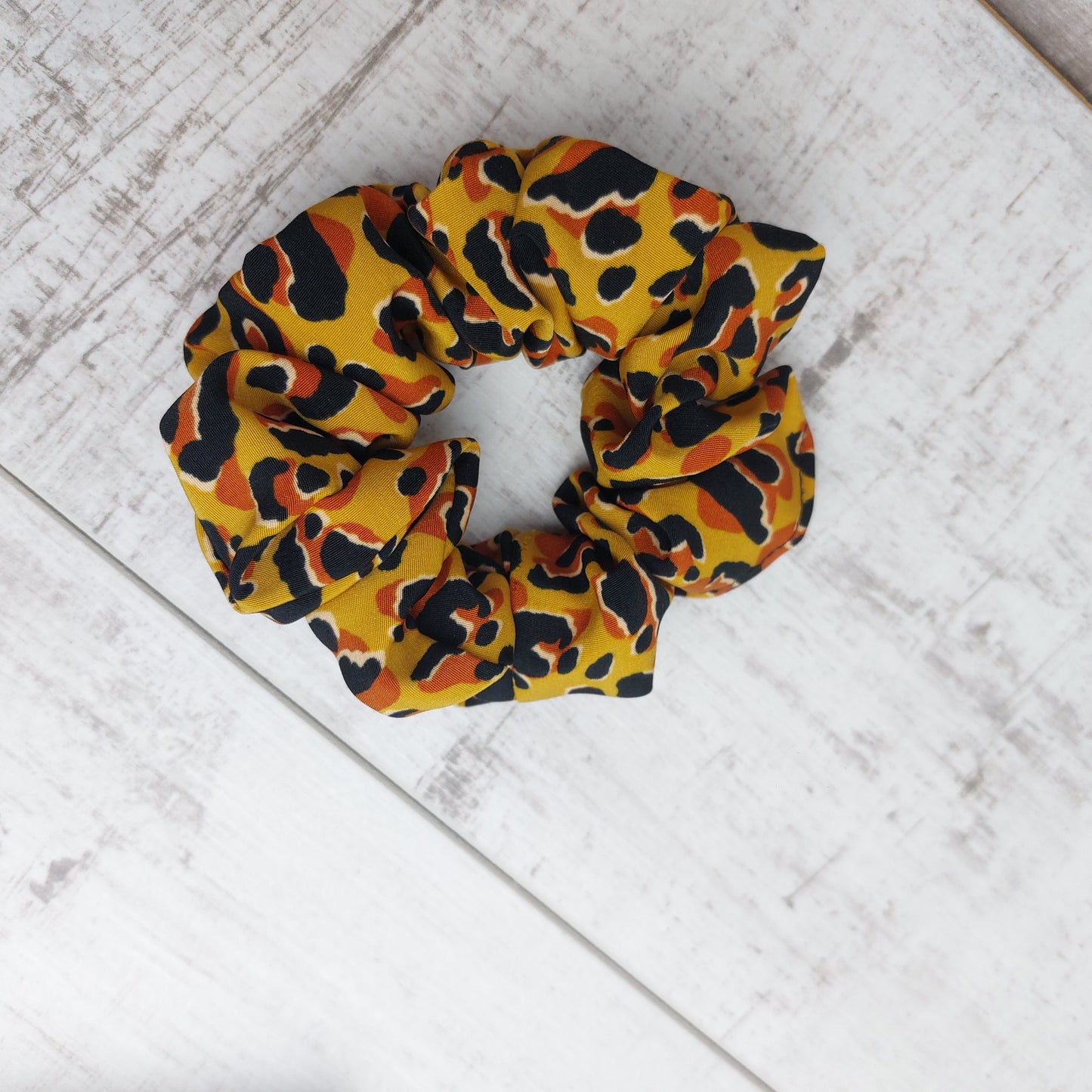 Scrunchie Black Floral