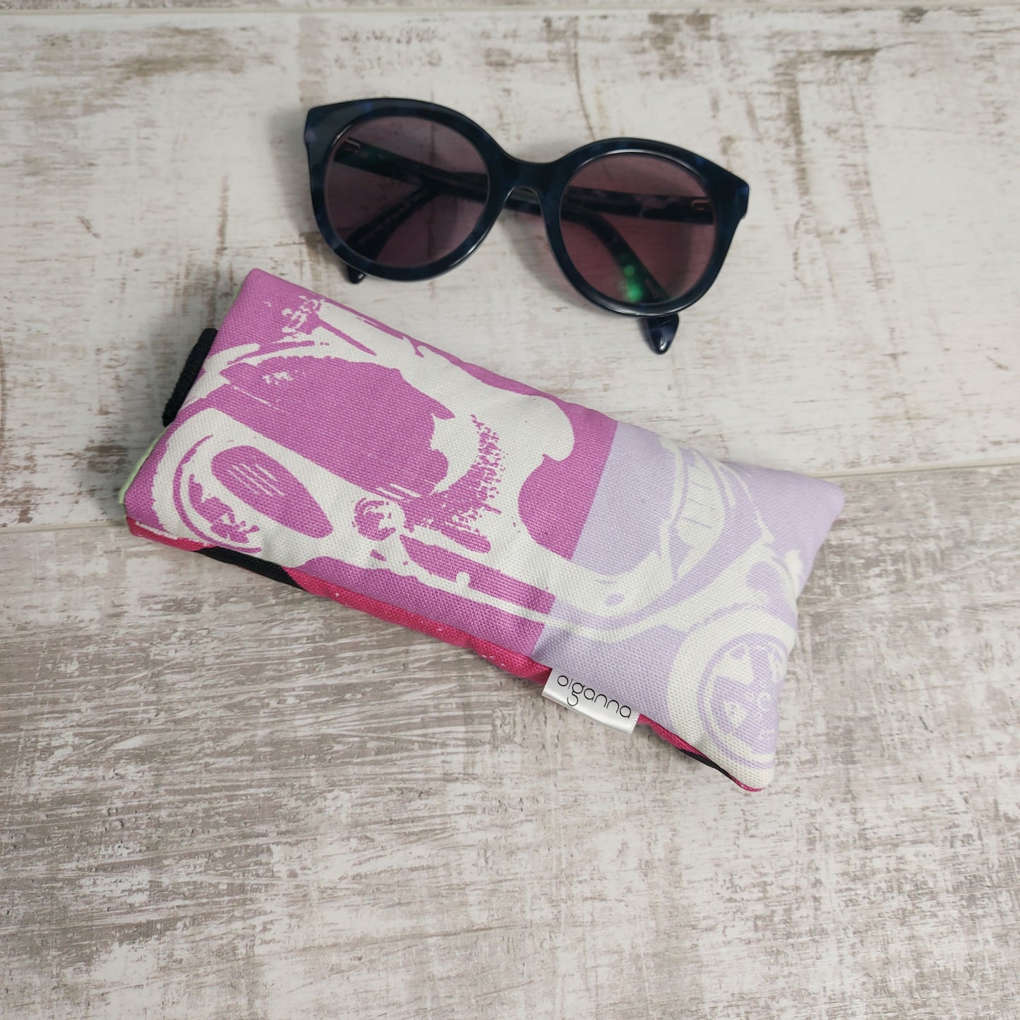 Retro Vespa Glasses Case