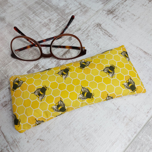 Yellow Bee Soft Glasses Cases