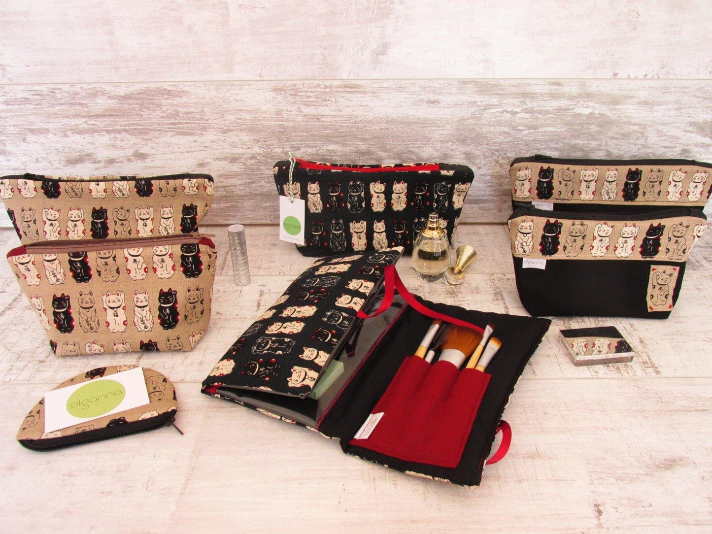 Make Up Wrap and Brushes Set - Olganna