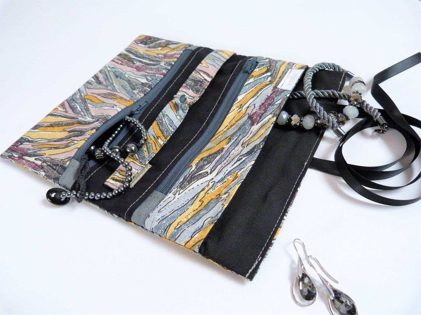 Travel Zip Jewelry Roll - Olganna