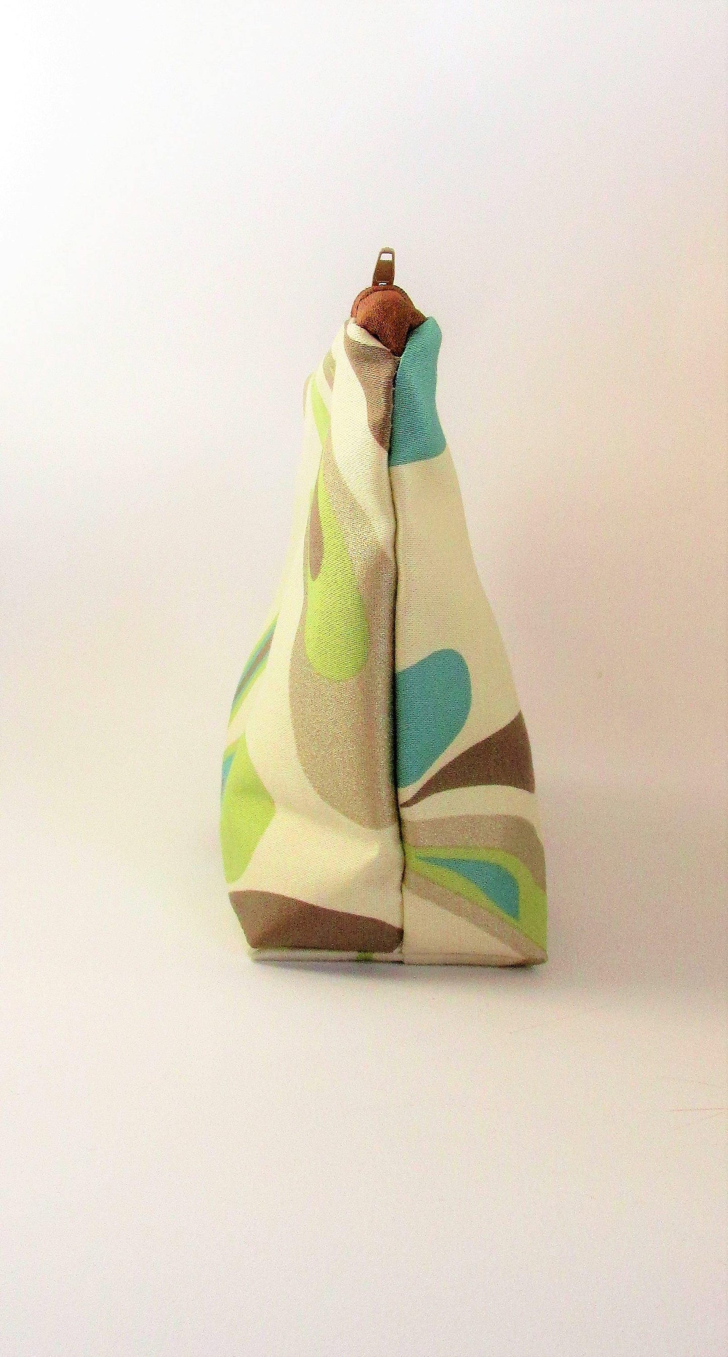 Glasses Case - Padded with Aqua Swirl Design - Olganna