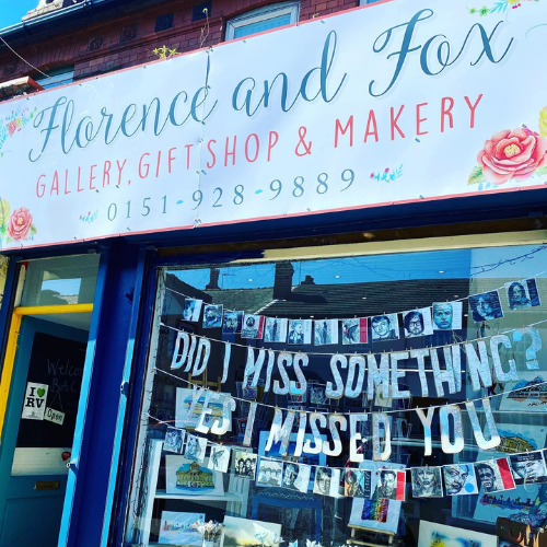 Florence and Fox Crosby Shop Front
