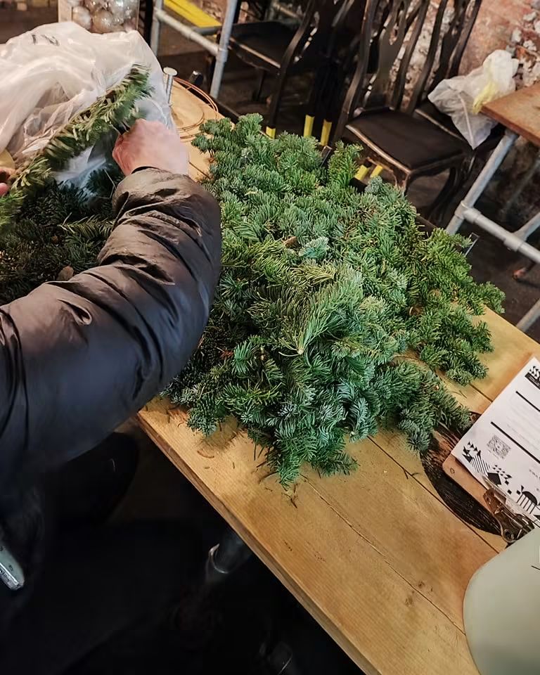 Christmas Wreath Making Class with Guest Florist - Sunday 29th November PM