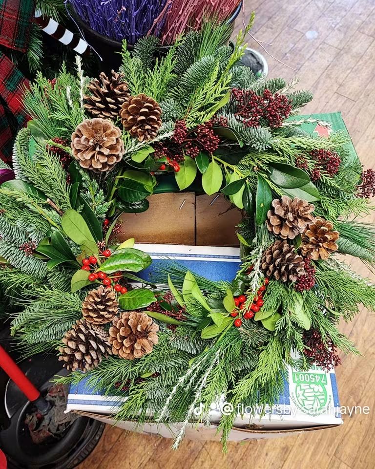Christmas Wreath Making Class with Guest Florist - Sunday 29th November PM