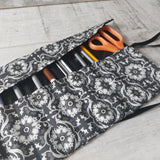 Multi Tool Organiser Roll for pens, markers, craft tools.