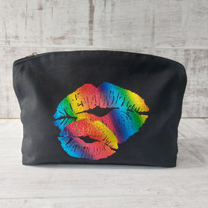 Rainbow Lips Make up Bag