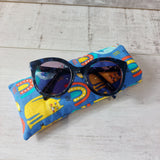 Rainbows and Cats Printed Soft Glasses Case