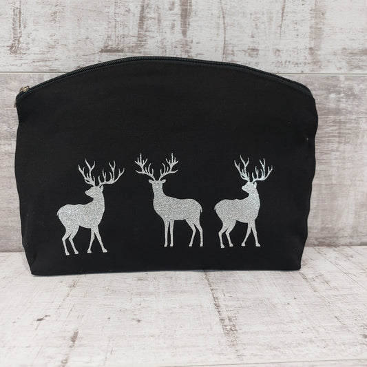 Christmas Stag Make Up Bag