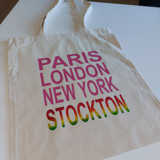 STOCKTON My Town Tote Bag