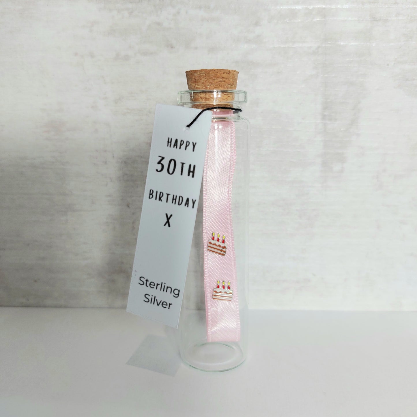 Birthday Cake Earrings With Happy Birthday Tag