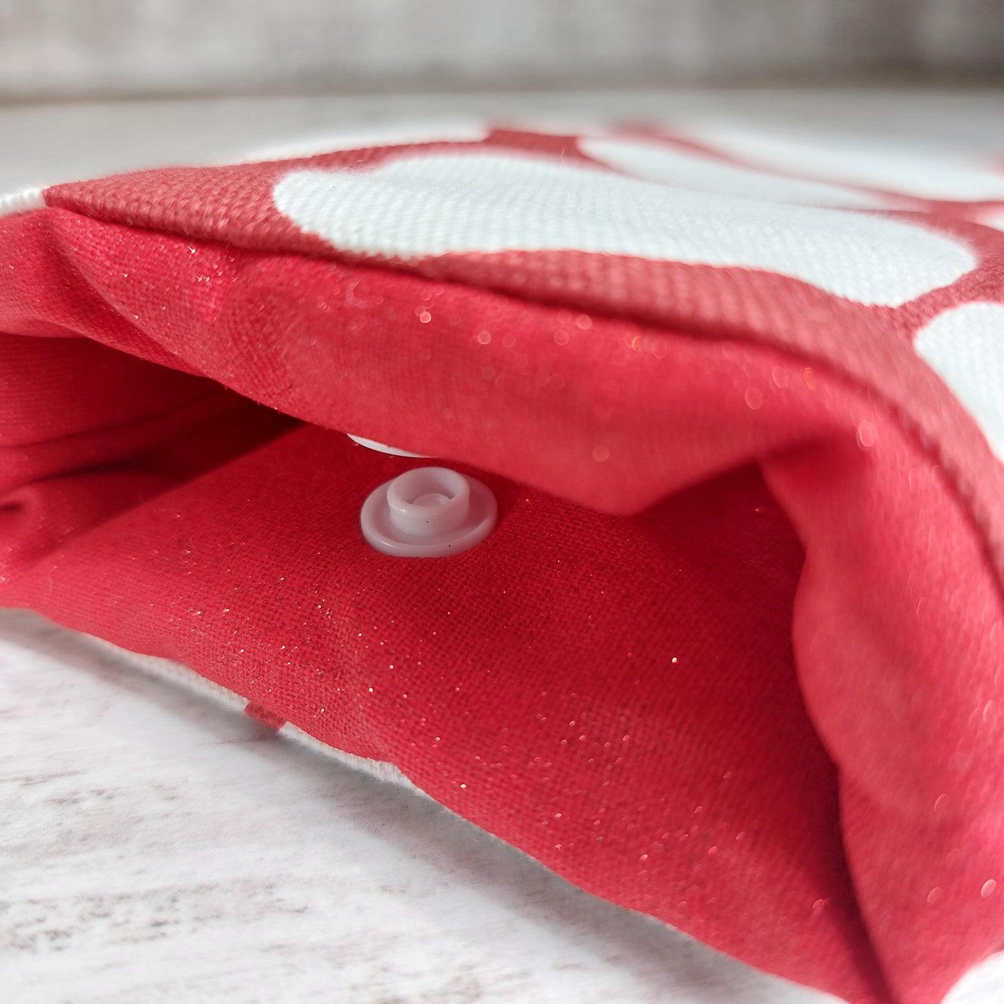 Glasses Case Red Spot Abstract