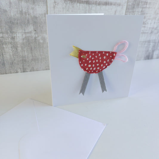 Greetings Card Sewing Kit - Make 6 unique stitched cards in a bird design.
