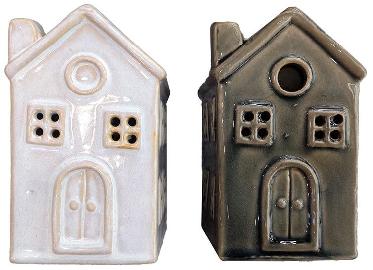 Wax melt burner house