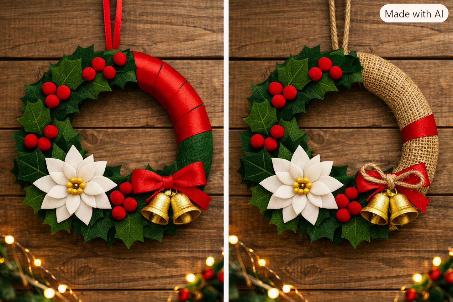 Xmas Felt Wreath Workshop - Sunday 13th Dec 2026 PM