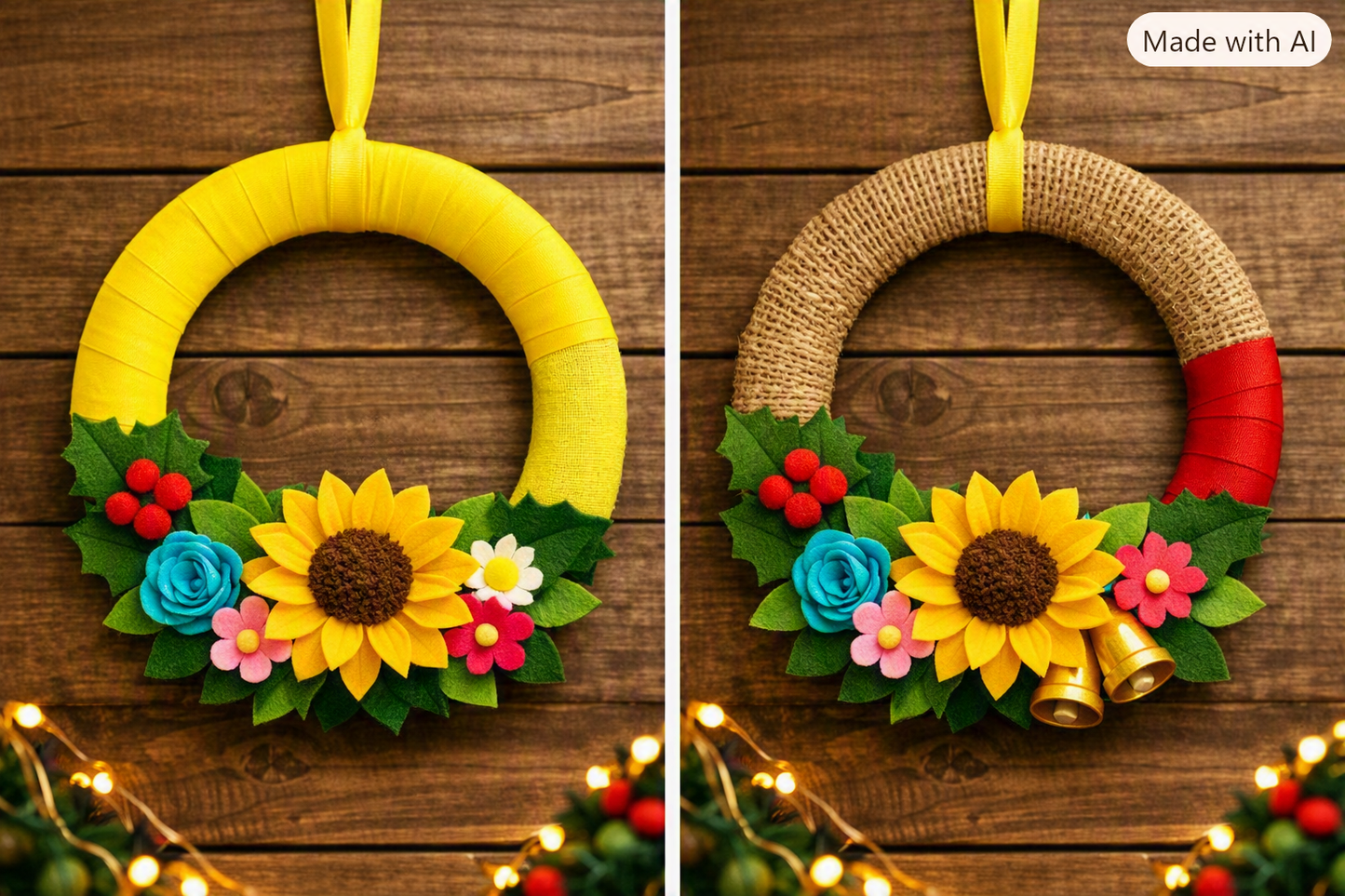 Summer Felt Wreath Workshop - Sunday 13th June