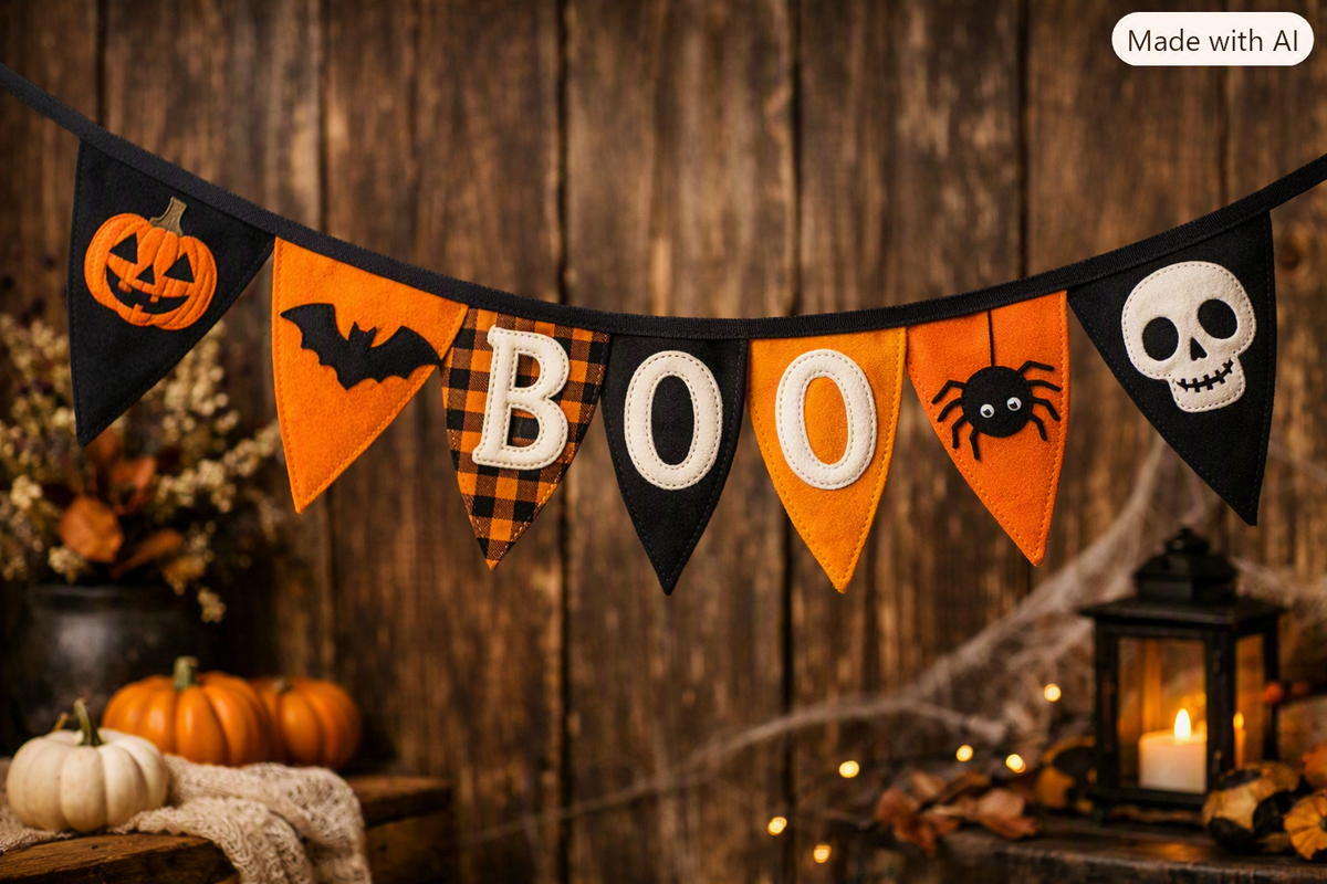 Halloween Bunting 21st Oct (Weds Eve)