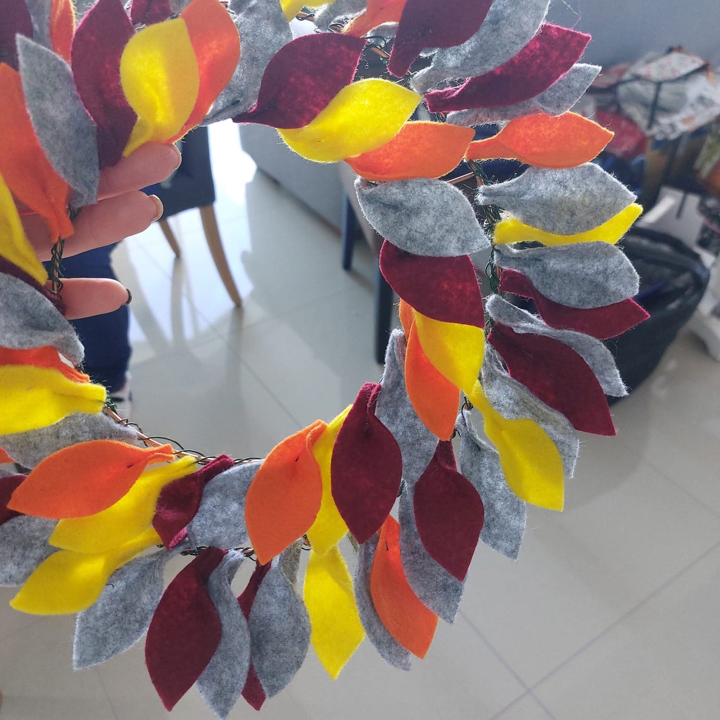 Autumn Felt Wreath Workshop - Sunday 11th Oct - PM