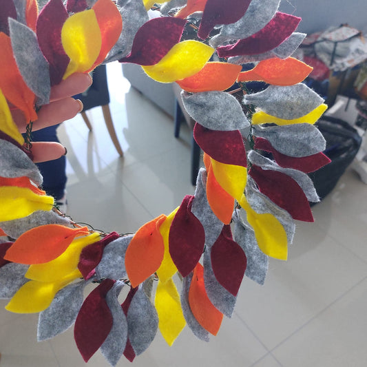 Autumn Felt Wreath Workshop - Sunday 11th Oct - PM