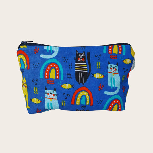 Rainbow Cats – Fun & Bold Zip Makeup Bag