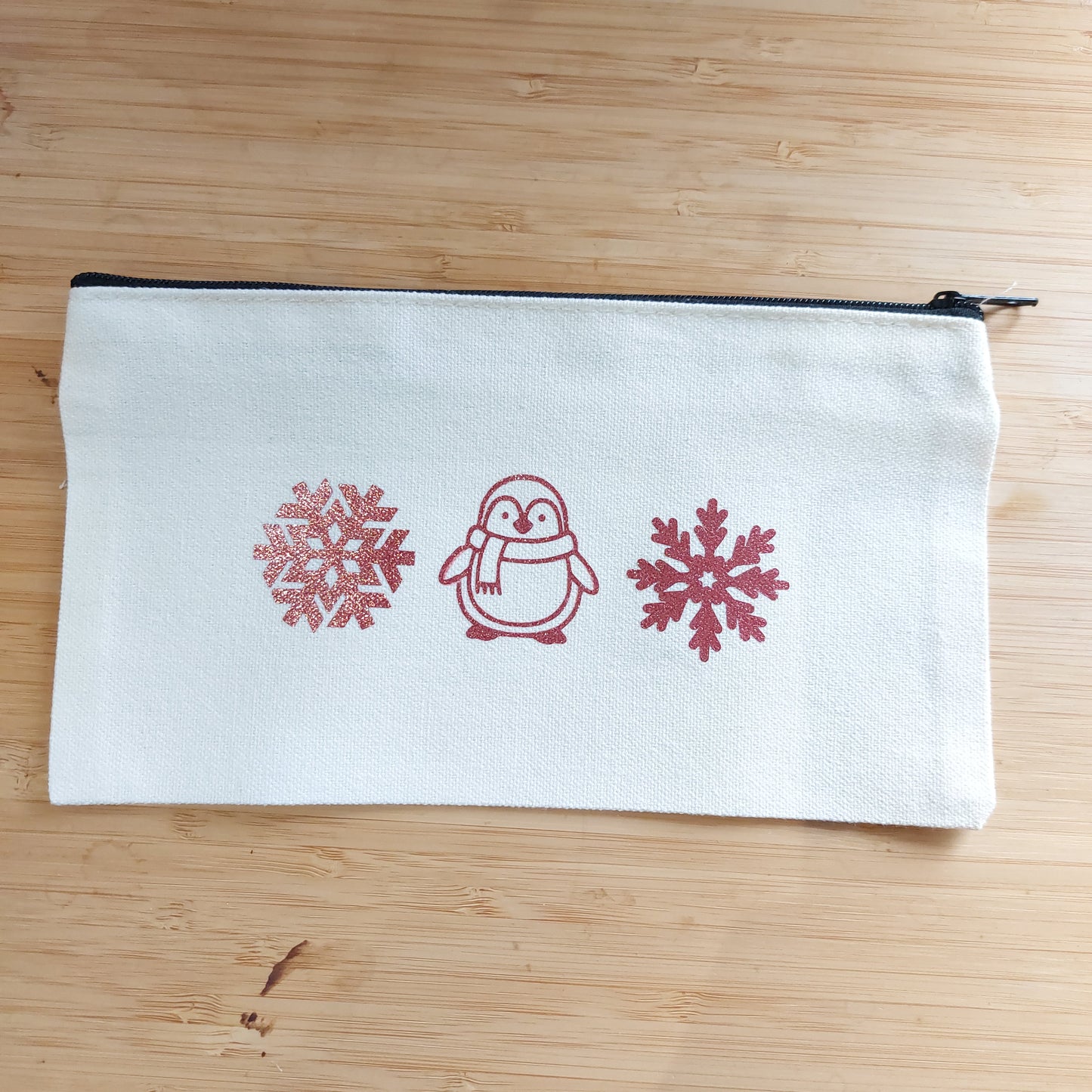 Winter Gift Set with Zip Bag, Reusable Cotton pads and Compact Mirror