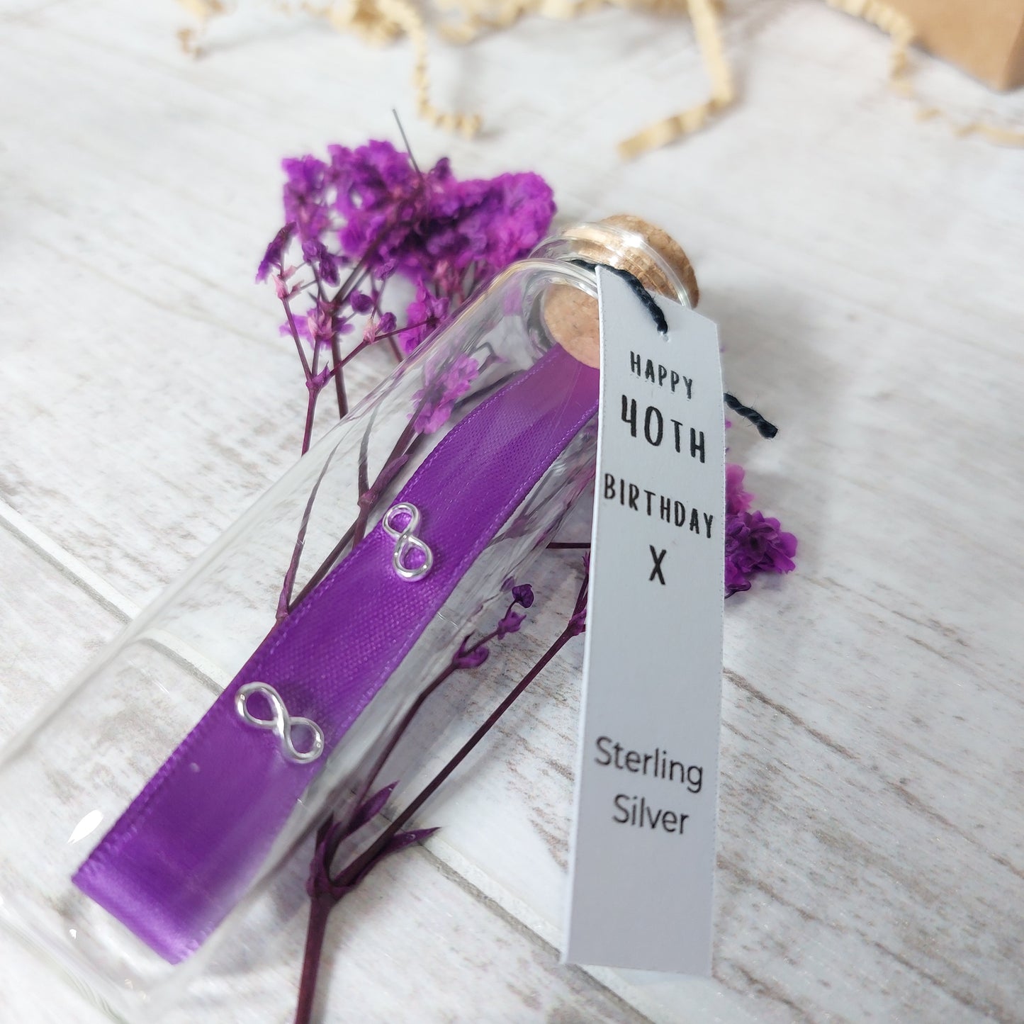 Sterling Silver Star Earrings in Glass Bottle With Cork Stopper and Tag