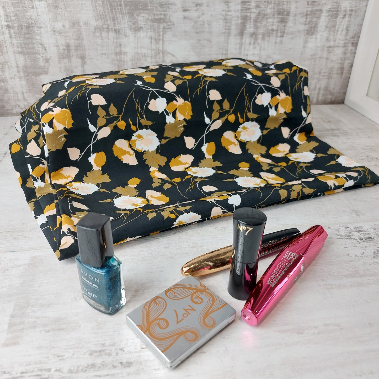 Large Make Up Bag in Leopard Print