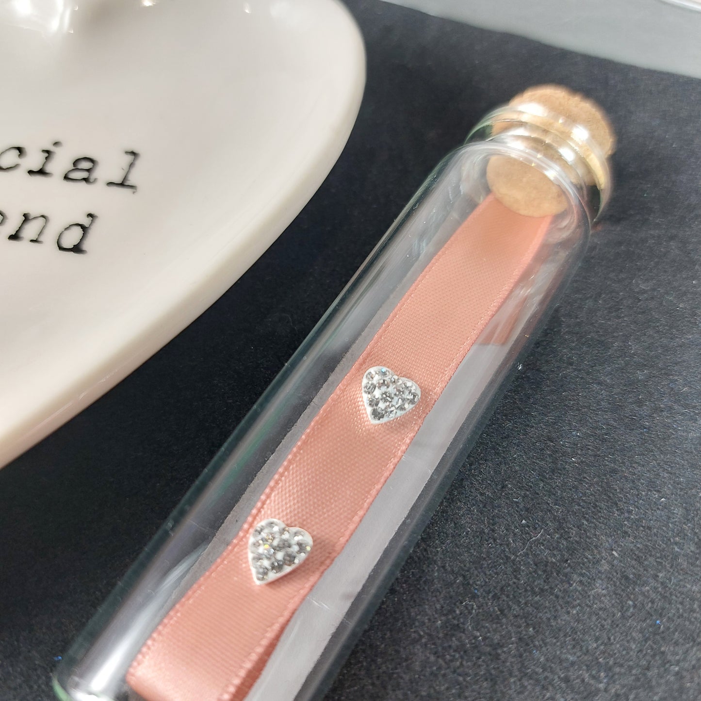 Special Friend Trinket Dish & Earrings Gift Set – Heart Earrings