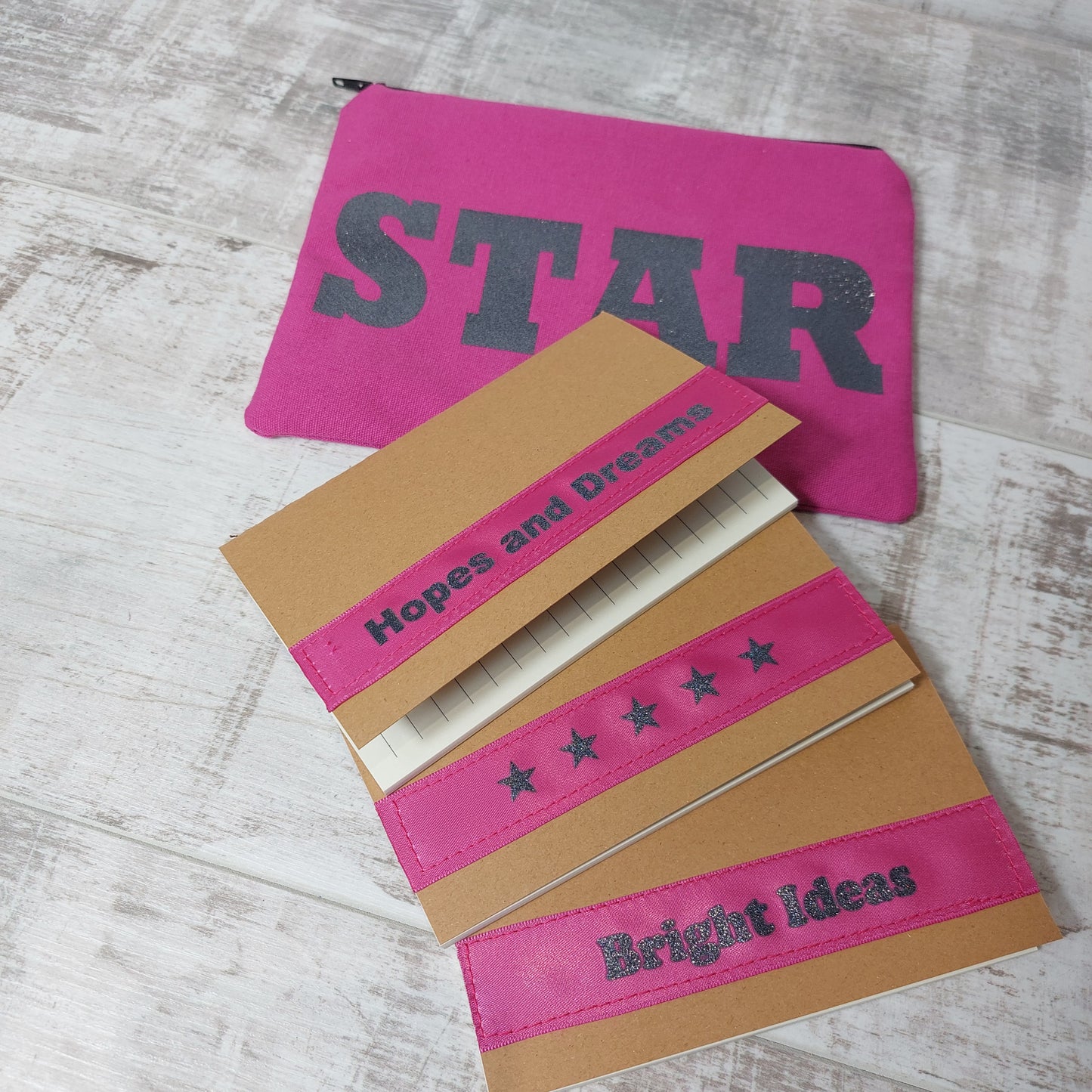 Pencil Case and Set of 3 Notebooks