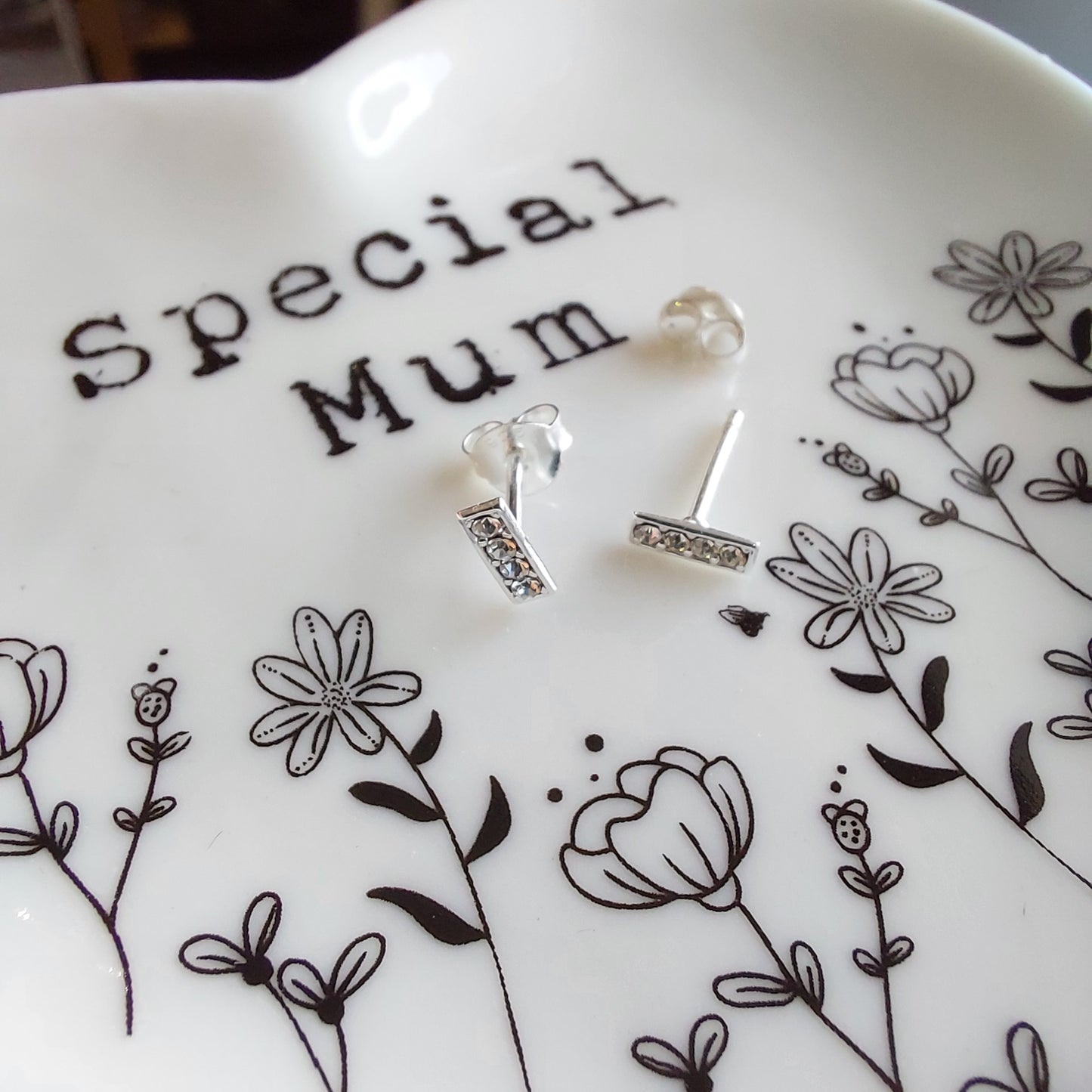 Trinket Dish and Earring Mothers Day Gift Set - Sparkle Bar