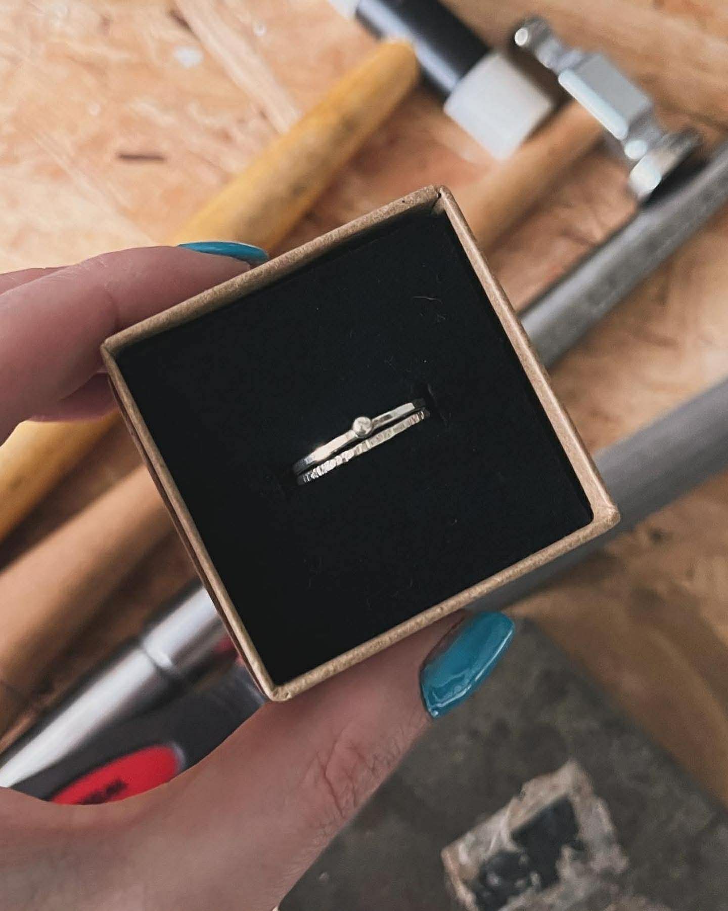 Silver Stacker Ring Making Class with Guest Silversmith - Sunday 6th December PM