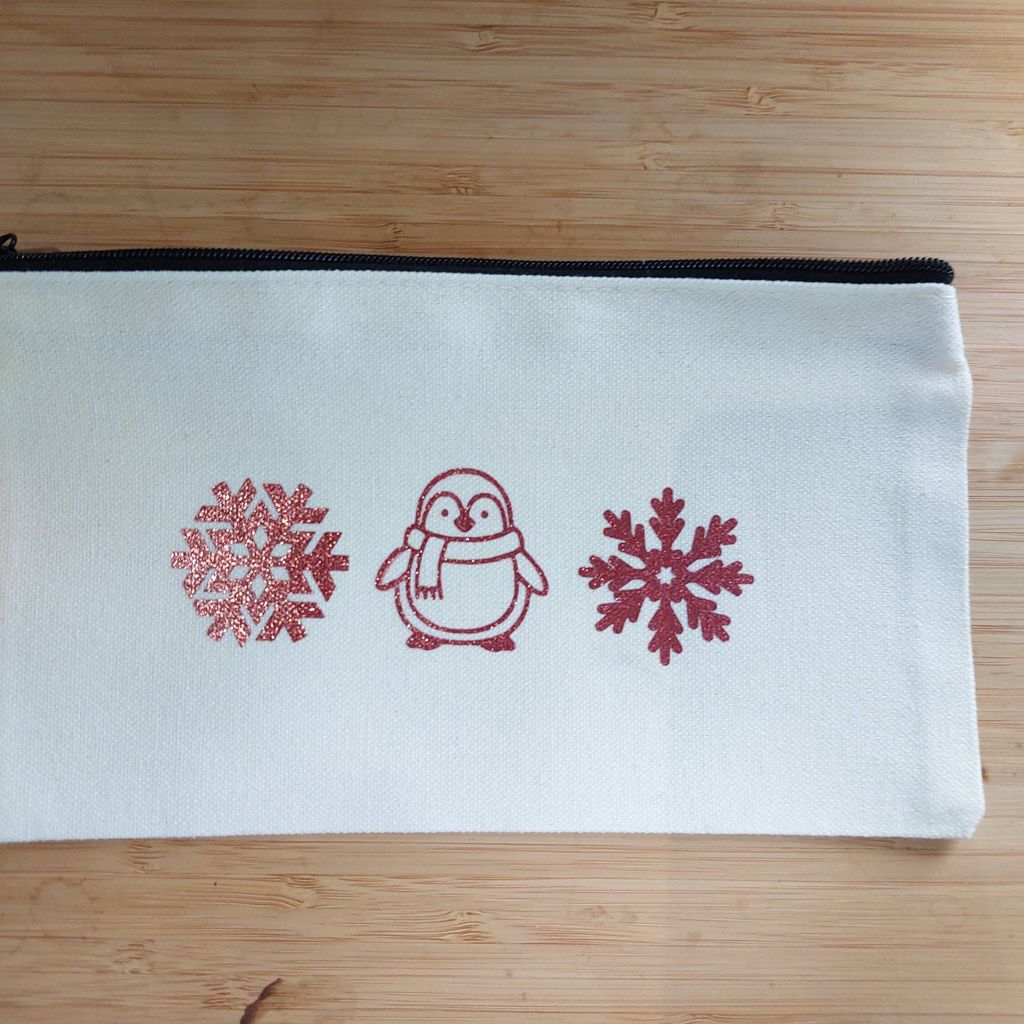 Winter Gift Set with Zip Bag, Reusable Cotton pads and Compact Mirror