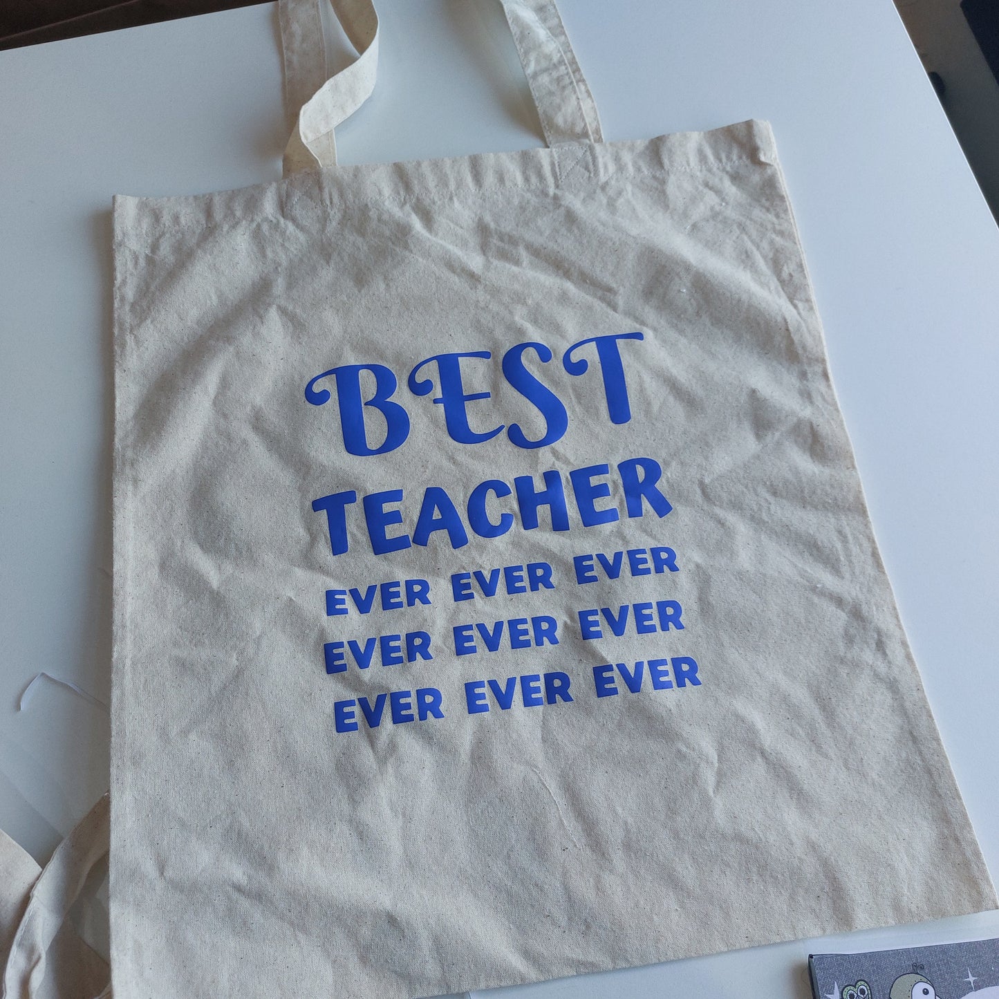 Best teacher ever tote bag