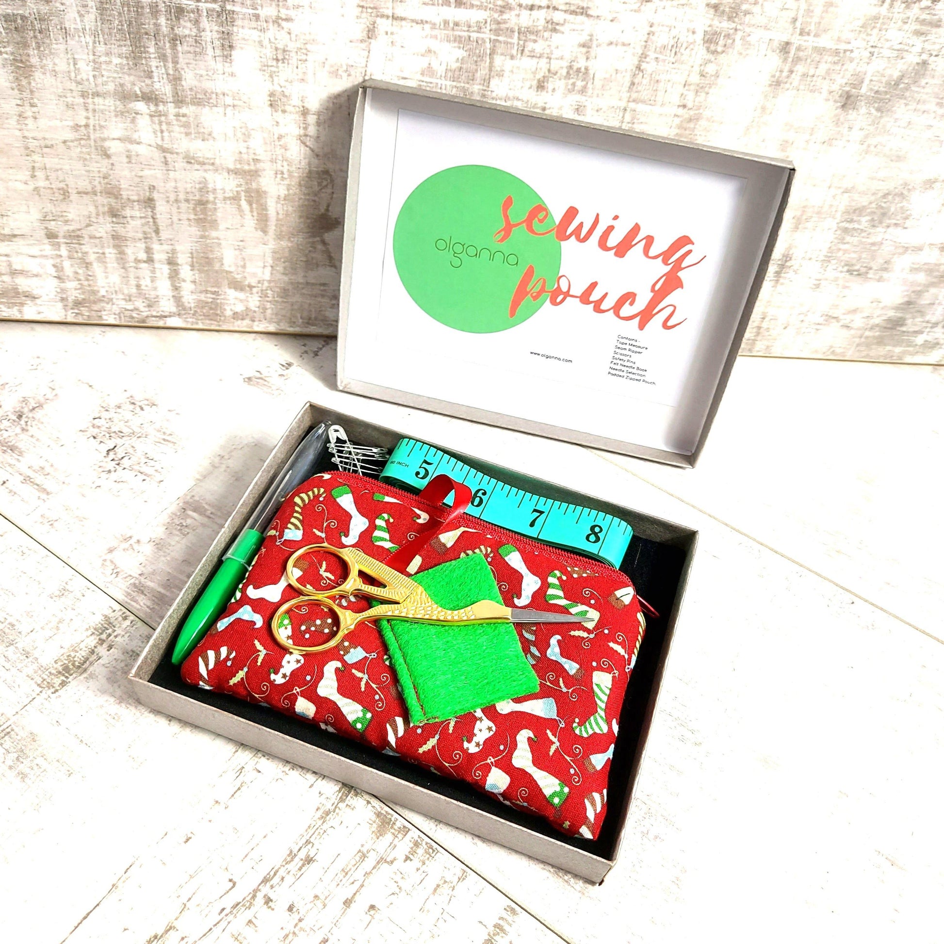 Christmas 🎄 Theme Sewing Kit Gift Set - Olganna