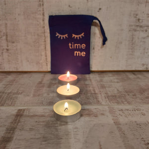 Navy Me time candle gift set - Olganna