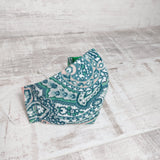 Green Print Face Mask.