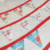 Mini Bunting - Cream Cup and Saucer Design