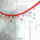 Mini Bunting - Cream Cup and Saucer Design